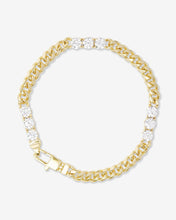 Load image into Gallery viewer, Baby Julian&#39;s Obsessed with Diamonds Bracelet - Gold|White Diamondettes
