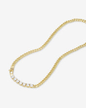 Load image into Gallery viewer, Baby Julian Loves Diamonds Necklace - Gold|White Diamondettes
