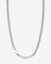 Load image into Gallery viewer, Baby Julian Loves Diamonds Necklace - Silver|White Diamondettes
