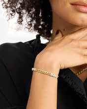 Load image into Gallery viewer, Baby Julian&#39;s Obsessed with Diamonds Bracelet - Gold|White Diamondettes
