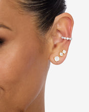 Load image into Gallery viewer, Baroness Ear Cuff - Silver|White Diamondettes
