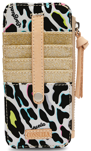 CONSUELA COLORFUL ANIMAL PRINT WALLET 