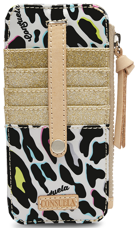 CONSUELA COLORFUL ANIMAL PRINT WALLET 