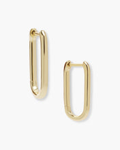 Load image into Gallery viewer, Carrie Chain Huggies - Gold
