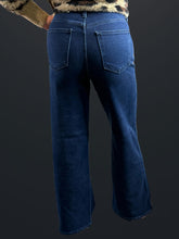 Load image into Gallery viewer, Dark Denim Palazzo Jeans
