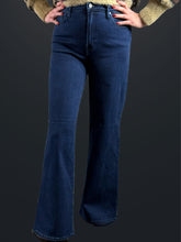 Load image into Gallery viewer, Dark Denim Palazzo Jeans
