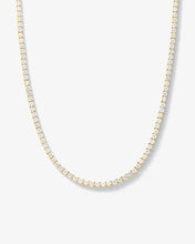 Load image into Gallery viewer, Grand Heiress Tennis Necklace - Gold|White Diamondettes

