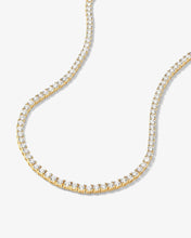 Load image into Gallery viewer, Grand Heiress Tennis Necklace - Gold|White Diamondettes
