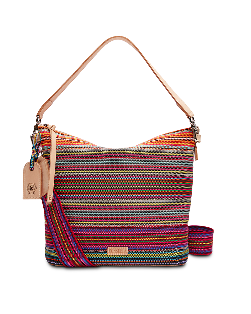 Consuela Colorful Crossbody Purse Hobo Bag
