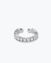 Load image into Gallery viewer, Heiress Ear Cuff - Silver|White Diamondettes
