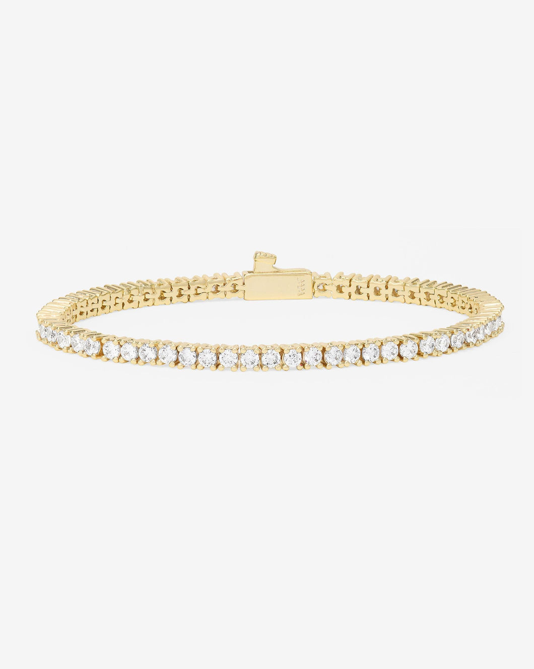 Heiress Tennis Bracelet - Gold|White Diamondettes