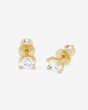 Load image into Gallery viewer, Hello Gorgeous 6mm Studs - Gold|White Diamondettes
