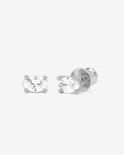 Load image into Gallery viewer, Hello Gorgeous 6mm Studs - Silver|White Diamondettes
