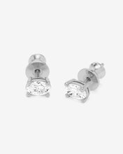 Load image into Gallery viewer, Hello Gorgeous 6mm Studs - Silver|White Diamondettes
