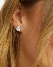 Load image into Gallery viewer, Hello Gorgeous 10mm Studs - Silver|White Diamondettes
