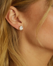 Load image into Gallery viewer, Hello Gorgeous 10mm Studs - Gold|White Diamondettes
