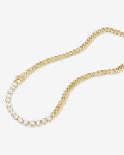 Load image into Gallery viewer, Julian REALLY Loves Diamonds Necklace - Gold|White Diamondettes
