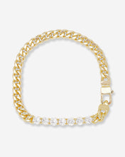 Load image into Gallery viewer, Julian Loves Diamonds Bracelet - Gold|White Diamondettes
