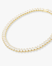 Load image into Gallery viewer, Hello Gorgeous Tennis Necklace - Gold|White Diamondettes
