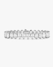 Load image into Gallery viewer, Hello Gorgeous Tennis Bracelet - Silver|White Diamondettes
