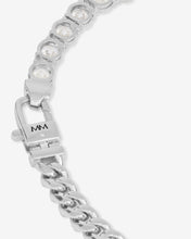 Load image into Gallery viewer, Pavé Julian Loves Diamonds Bracelet - Silver|White Diamondettes
