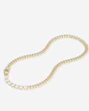 Load image into Gallery viewer, Pavé Julian Loves Diamonds Necklace - Gold|White Diamondettes
