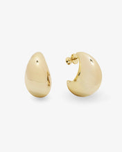 Load image into Gallery viewer, &quot;She&#39;s So Smooth&quot; Teardrop Hoops - Gold
