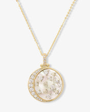 Load image into Gallery viewer, Sweet Dreams Medallion - Gold|White Diamondettes
