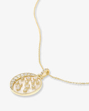 Load image into Gallery viewer, Sweet Dreams Medallion - Gold|White Diamondettes
