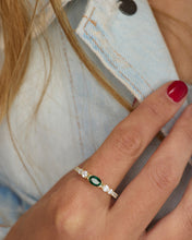 Load image into Gallery viewer, The Maven Ring - Gold|Emerald
