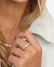 Load image into Gallery viewer, The Maven Ring - Gold|White Diamondettes
