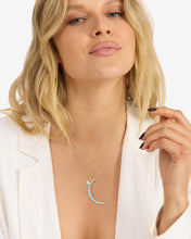 Load image into Gallery viewer, &quot;What Dreams are Made of&quot; Necklace - Gold|Blue Opal

