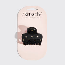 Load image into Gallery viewer, Recycled Plastic Rhinestone Medium Puffy Claw Clip 1pc-Black
