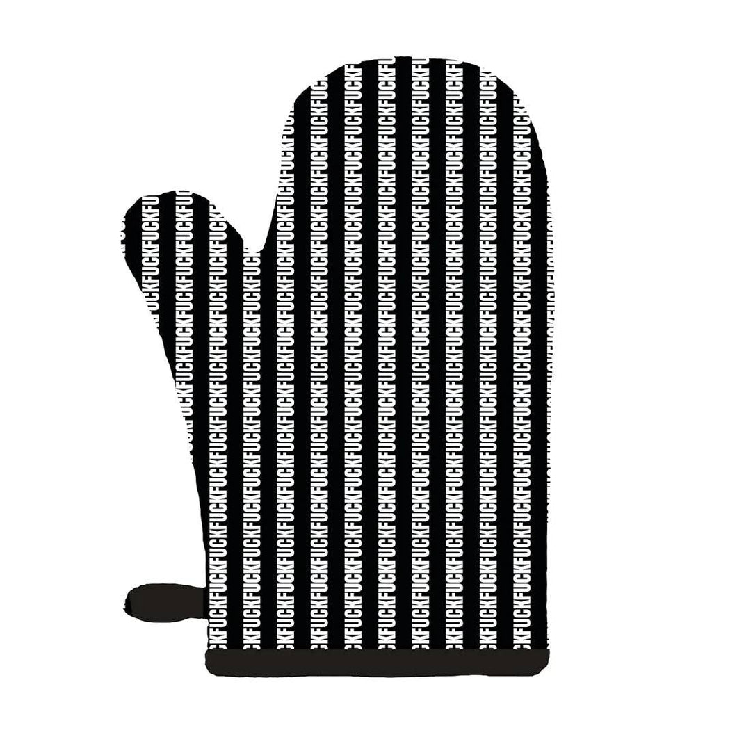 Fuck Stripe Oven Mitt