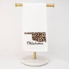 Oklahoma Leopard Hand Towel