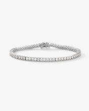 Load image into Gallery viewer, Heiress Tennis Bracelet - Silver|White Diamondettes

