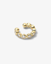 Load image into Gallery viewer, Baroness Ear Cuff - Gold|White Diamondettes
