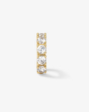 Load image into Gallery viewer, &quot;Oh She Fancy&quot; Ear Cuff - Gold|White Diamondettes
