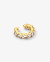 Load image into Gallery viewer, &quot;Oh She Fancy&quot; Ear Cuff - Gold|White Diamondettes
