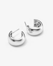 Load image into Gallery viewer, &quot;She&#39;s So Smooth&quot; Baby Hoops - Silver
