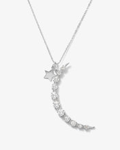 Load image into Gallery viewer, &quot;What Dreams are Made of&quot; Necklace - Silver|White Diamondettes
