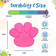 Load image into Gallery viewer, Paw Print Ultra Durable Nylon Dog Chew Toy
