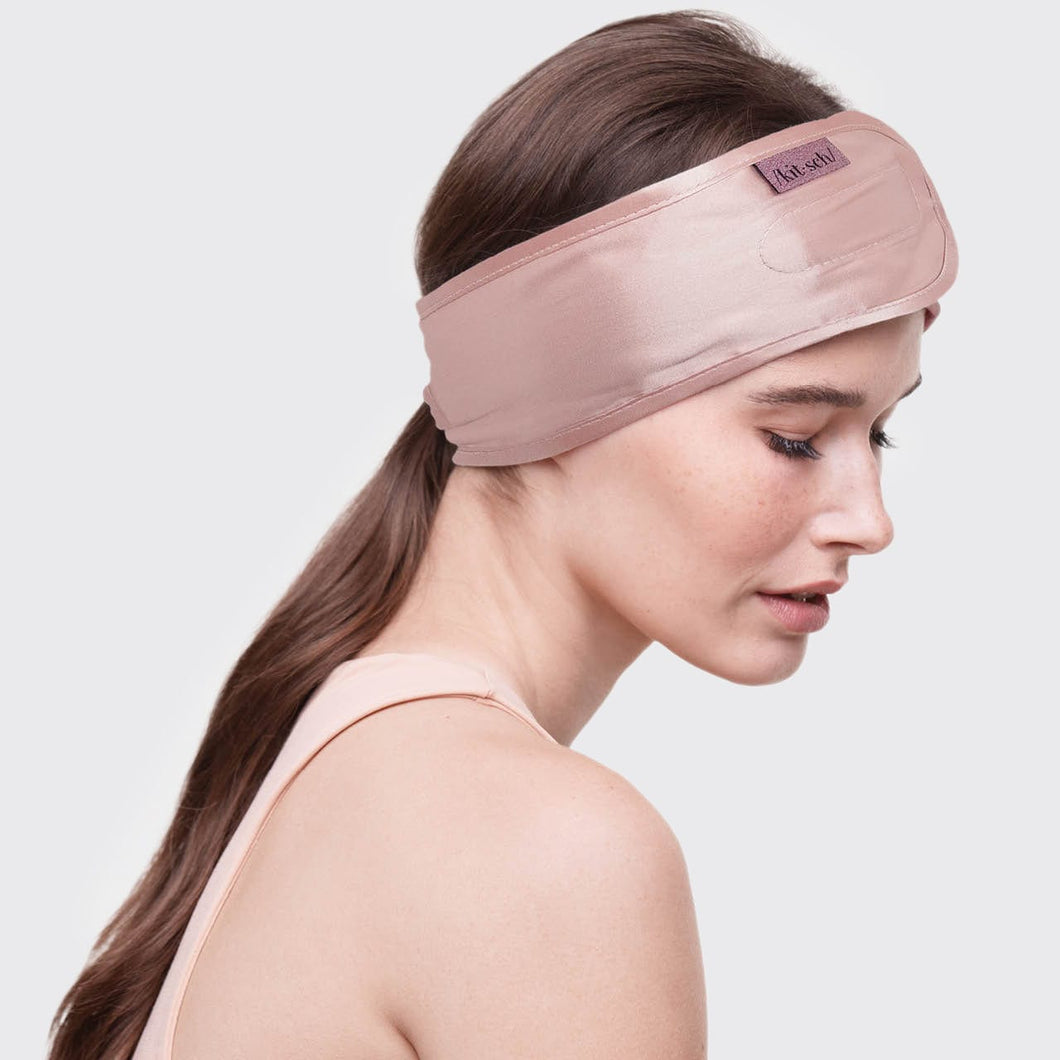 Satin Sleep Headband - Blush