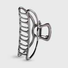 Load image into Gallery viewer, Open Shape Claw Clip - Hematite
