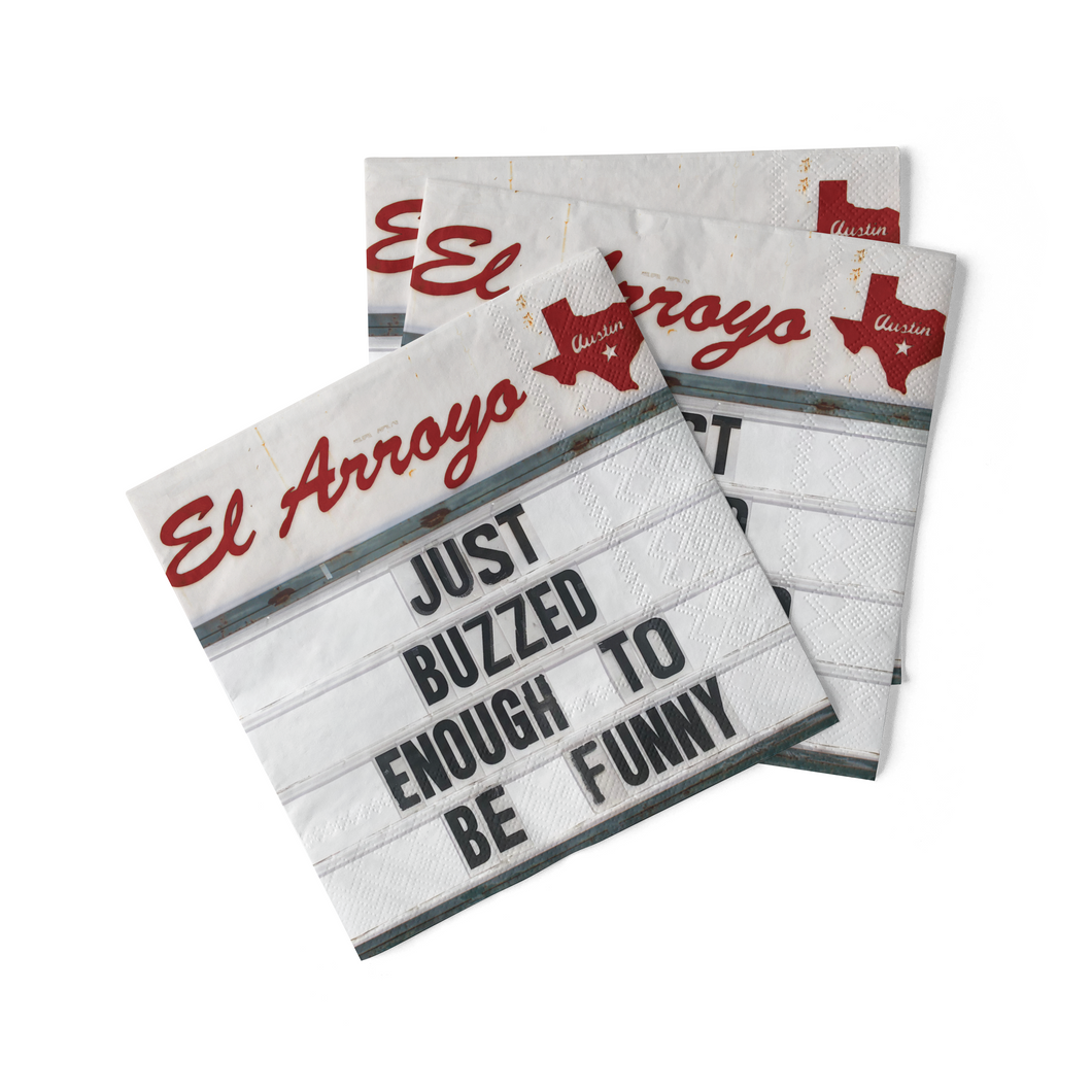 Cocktail Napkins (Pack of 20) - Buzzed Enough