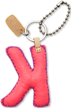 Load image into Gallery viewer, Charms Pink Felt Alphabet
