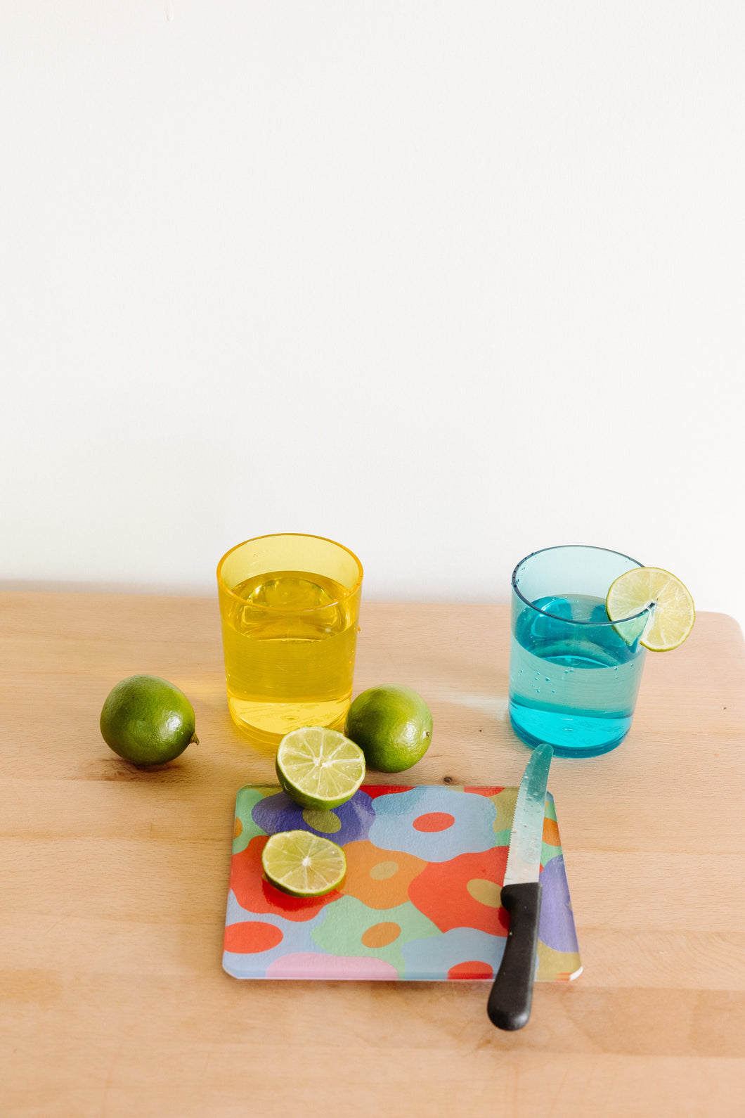 Mini Tempered Glass Cutting Board - Floral