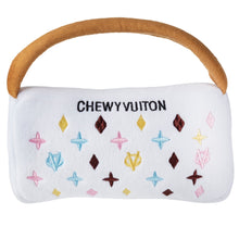 Load image into Gallery viewer, White Chewy Vuiton Purse
