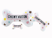 Load image into Gallery viewer, White Chewy Vuiton Bone Toy
