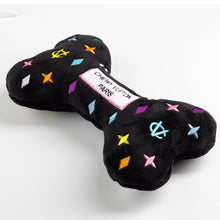 Load image into Gallery viewer, Black Monogram Chewy Vuiton Bone
